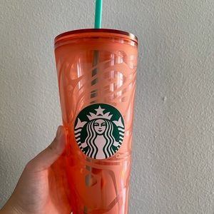 ✨Starbucks Coral Tumbler✨